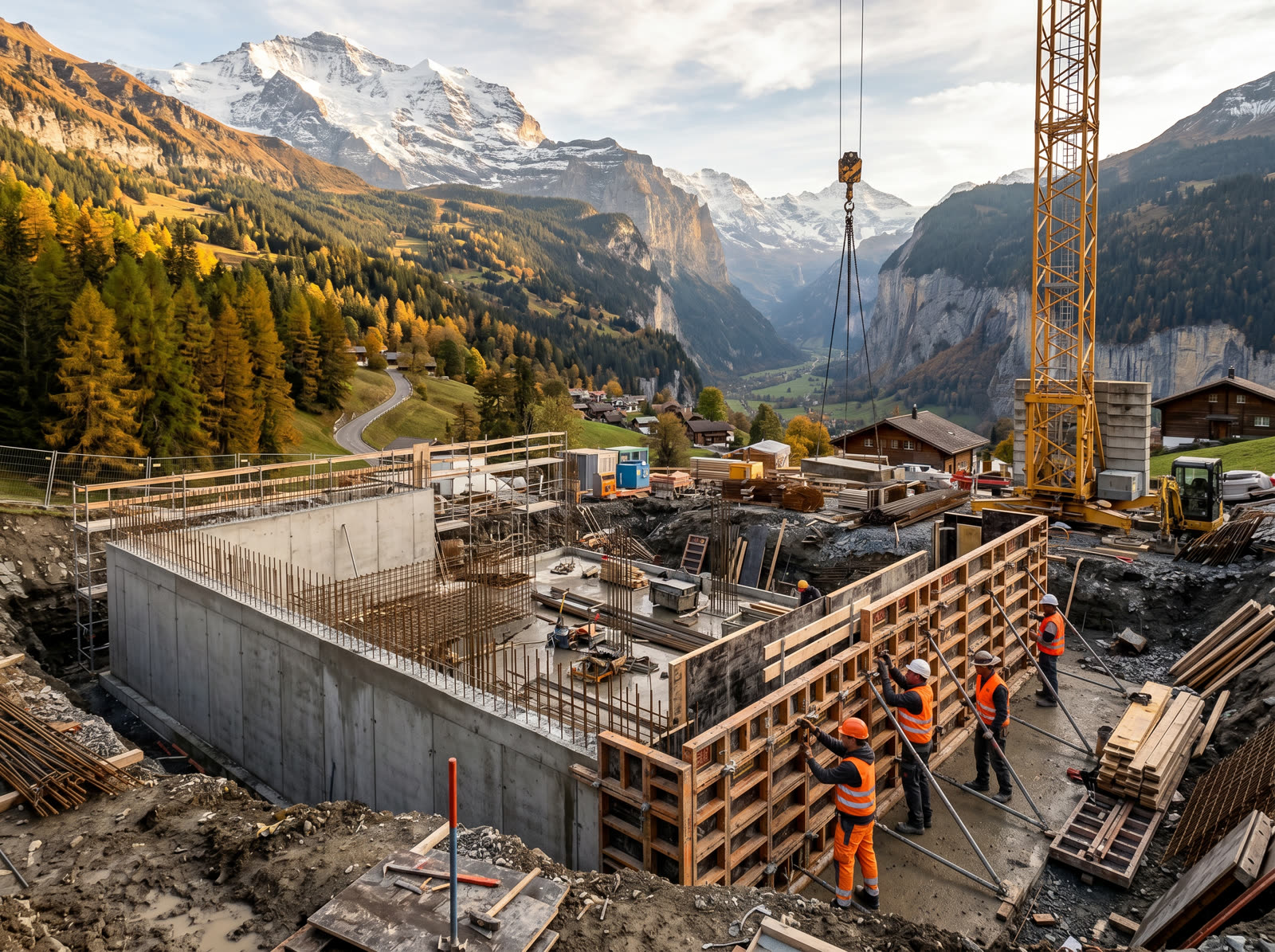 Fundament Chalet B